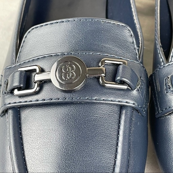 Bandolino Navy Leather Loafers - Picture 7 of 10